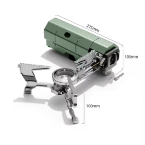 Outdoor Card Stove Camping Cookware Magnetic Field Gas Safe Explosion-proof Portable Stainless Steel Lock