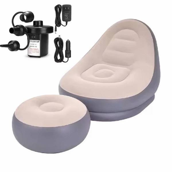 Inflatable Lazy Sofa, Nap Lounge Chair, Outdoor Portable and Foldable Combination
