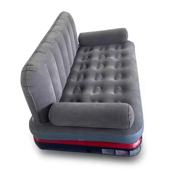 Durable and Comfortable Air Mattress Couch Bed Inflatable Portable Sofa With Armrests