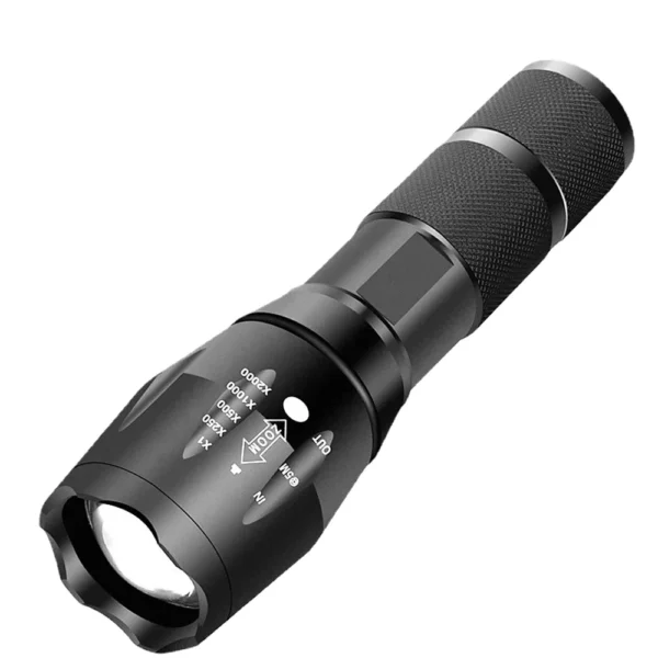 Flashlight Hand LED Torch Flash Light Outdoor 1200 Lumen  Waterproof LED Zoomable Tactical Linterna Flashlight