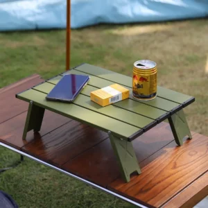 Lightweight Barbecue Table Portable Beach Table Outdoor Mini Roll up Aluminum Folding Camping Table
