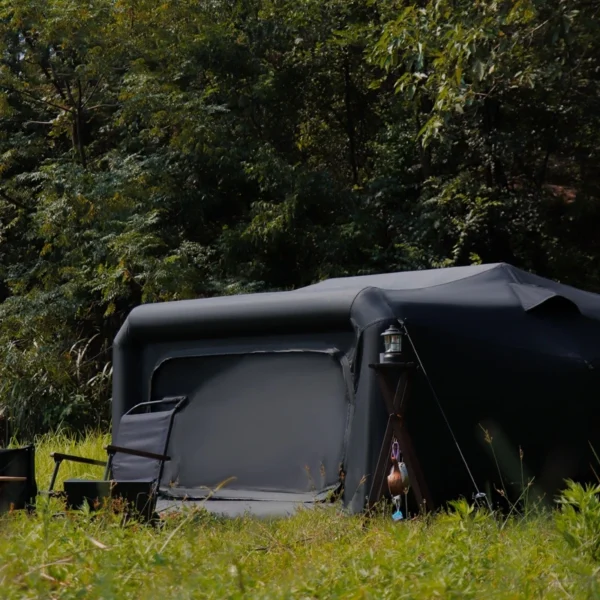 Outdoor Camping Portable Space Capsule Inflatable Tent PVC Column Oxford Inflatable Tent - Image 3