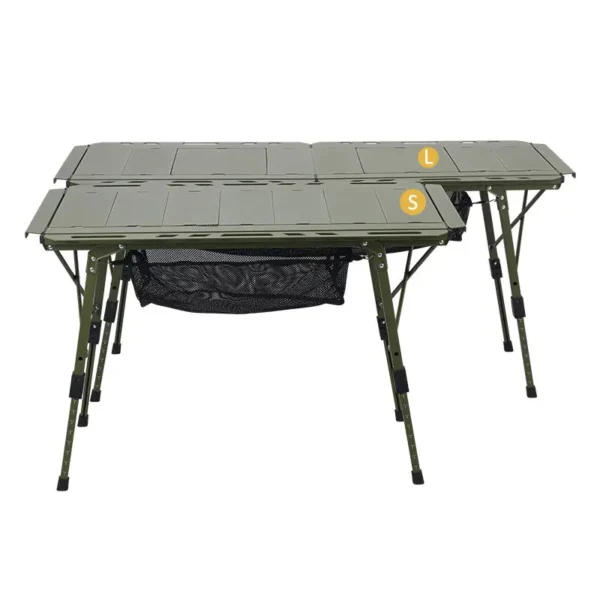 China Factory Wholesale Lightweight Tactical Folding Aluminum BBQ Table Height Adjustable Camping Igt Table for Outdoor - Image 5