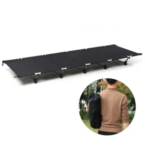 Portable Camping Cot, Lightweight Sleeping Cot for Outdoor Camping Glamping Terrking and Beach