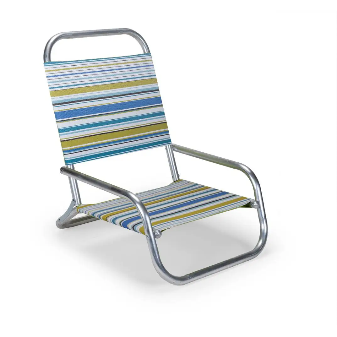 Outdoor Portable Aluminum Folding Beach Chair Sand Chair Camping Chair - Image 4