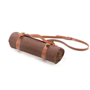 Hiking Travelling Roll up Lightweight  Durable Foldable Thick Waterproof Cotton Outdoor Blanket Canvas Camping Picnic Mat