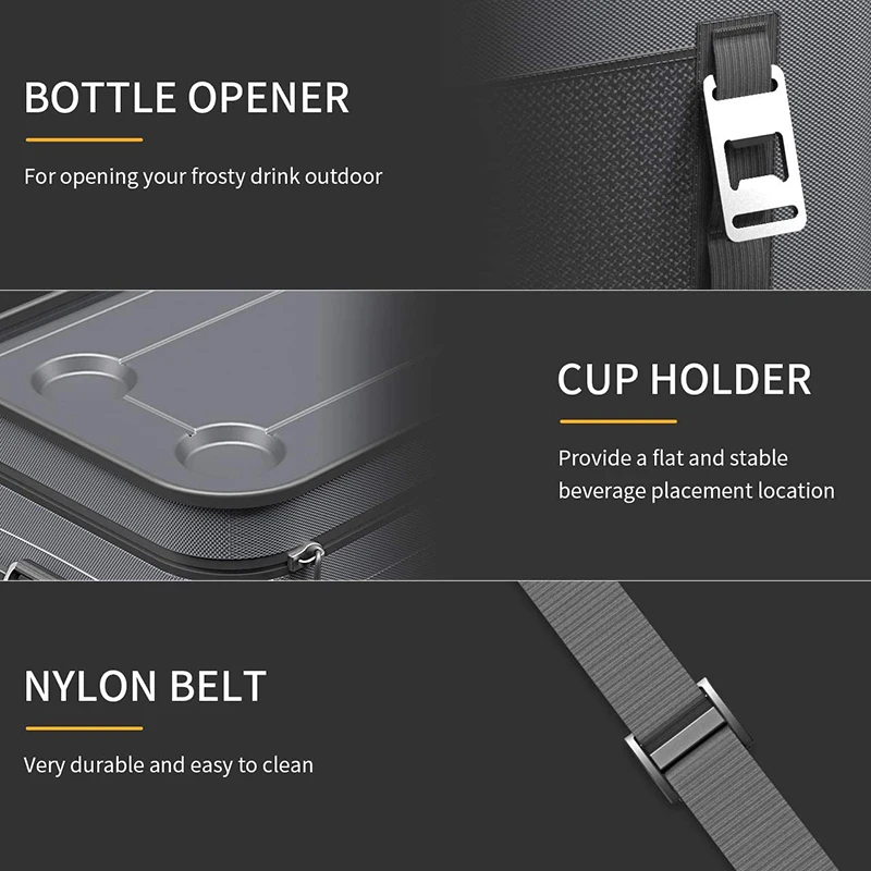 Portable Waterproof bags for cooler for Outdoor Activities Soft TPU Thermal for Fishing Camping Hiking Picnics Beach Days - Image 5